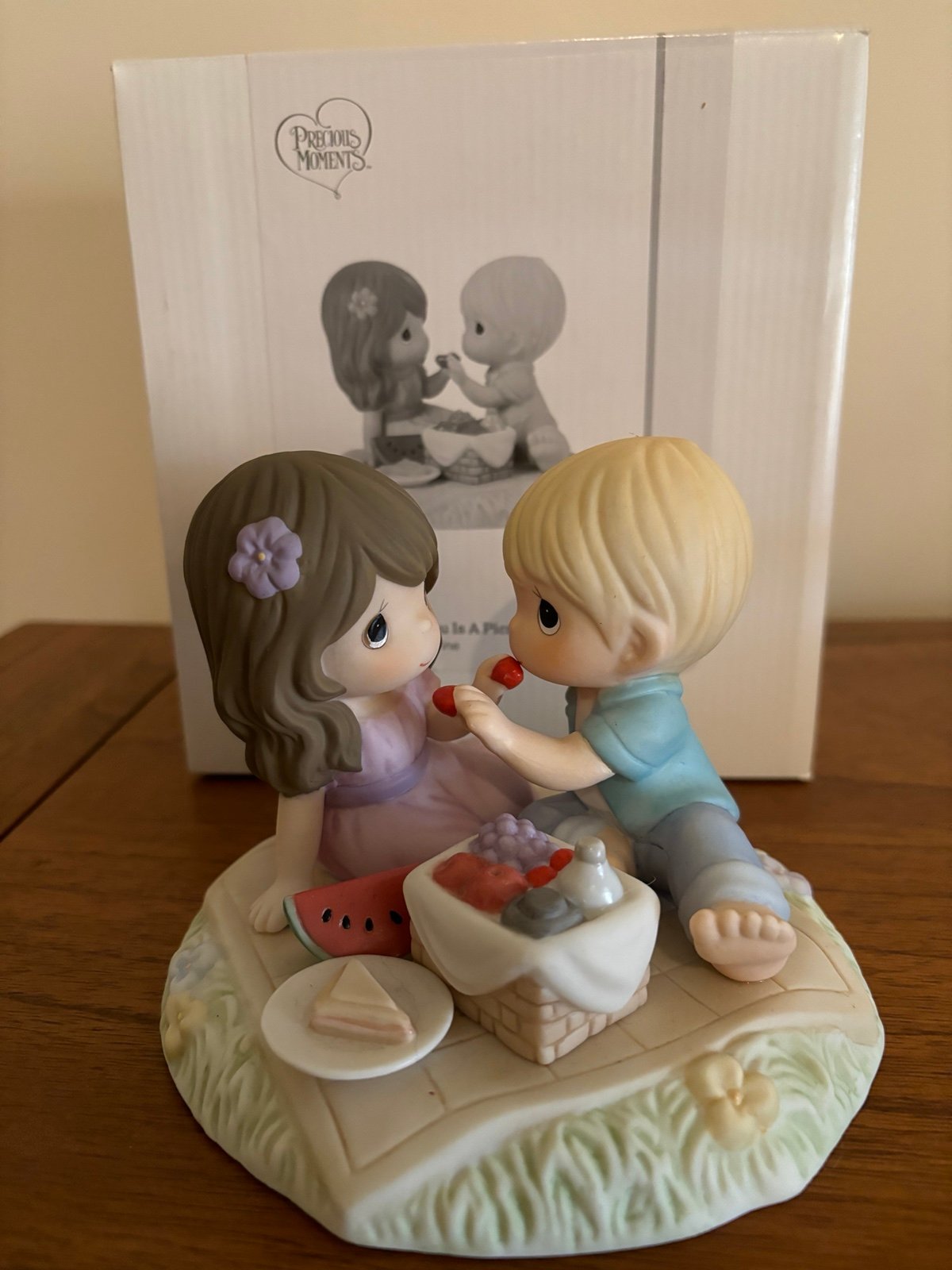 Precious Moments Everyday With You Is A Picnic Figurine