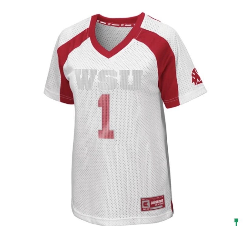NWT Ladies WSU Football Jersey