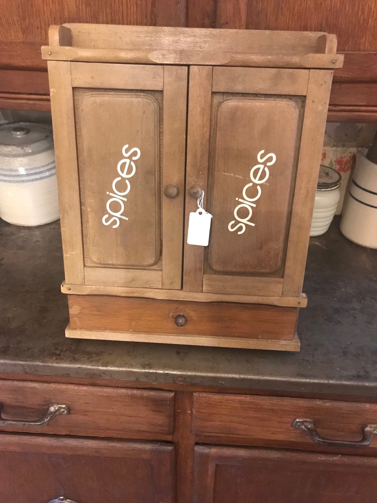 Spice Cabinet Organization — The Vintage Fork