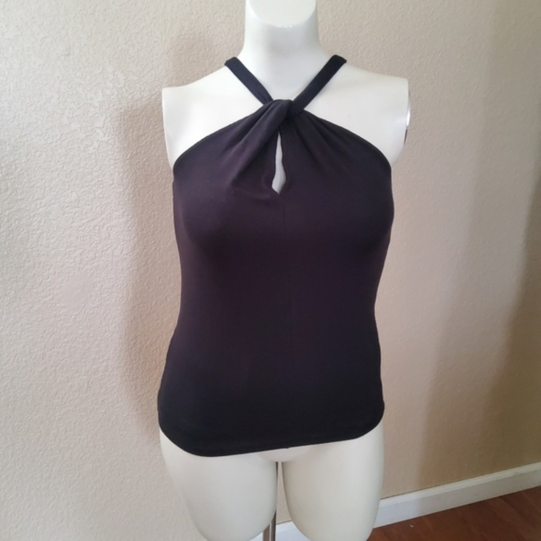 Goldray Black Halter Tank Top L
