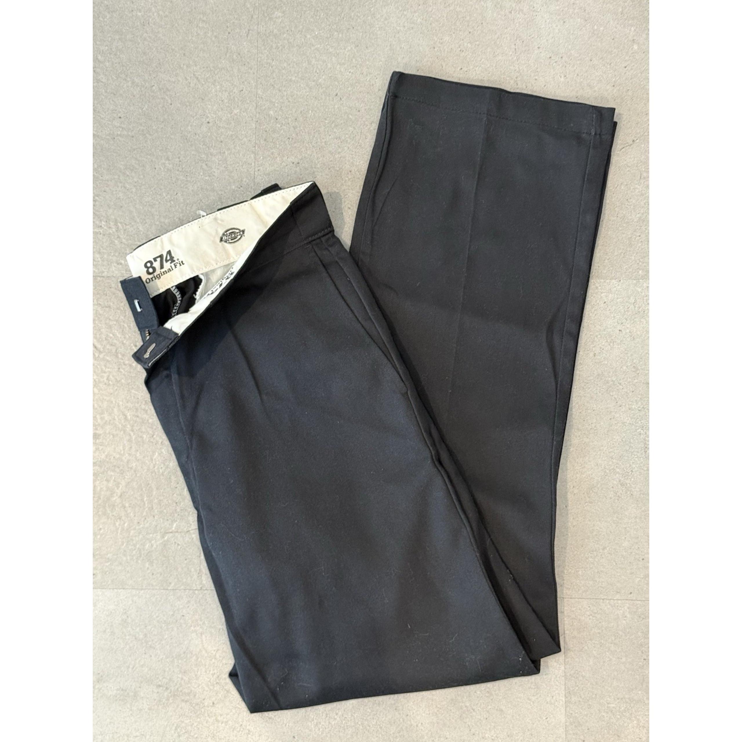Dickies 874 Original Fit Black Work Pants Men's Size 34x32 Classic Durable