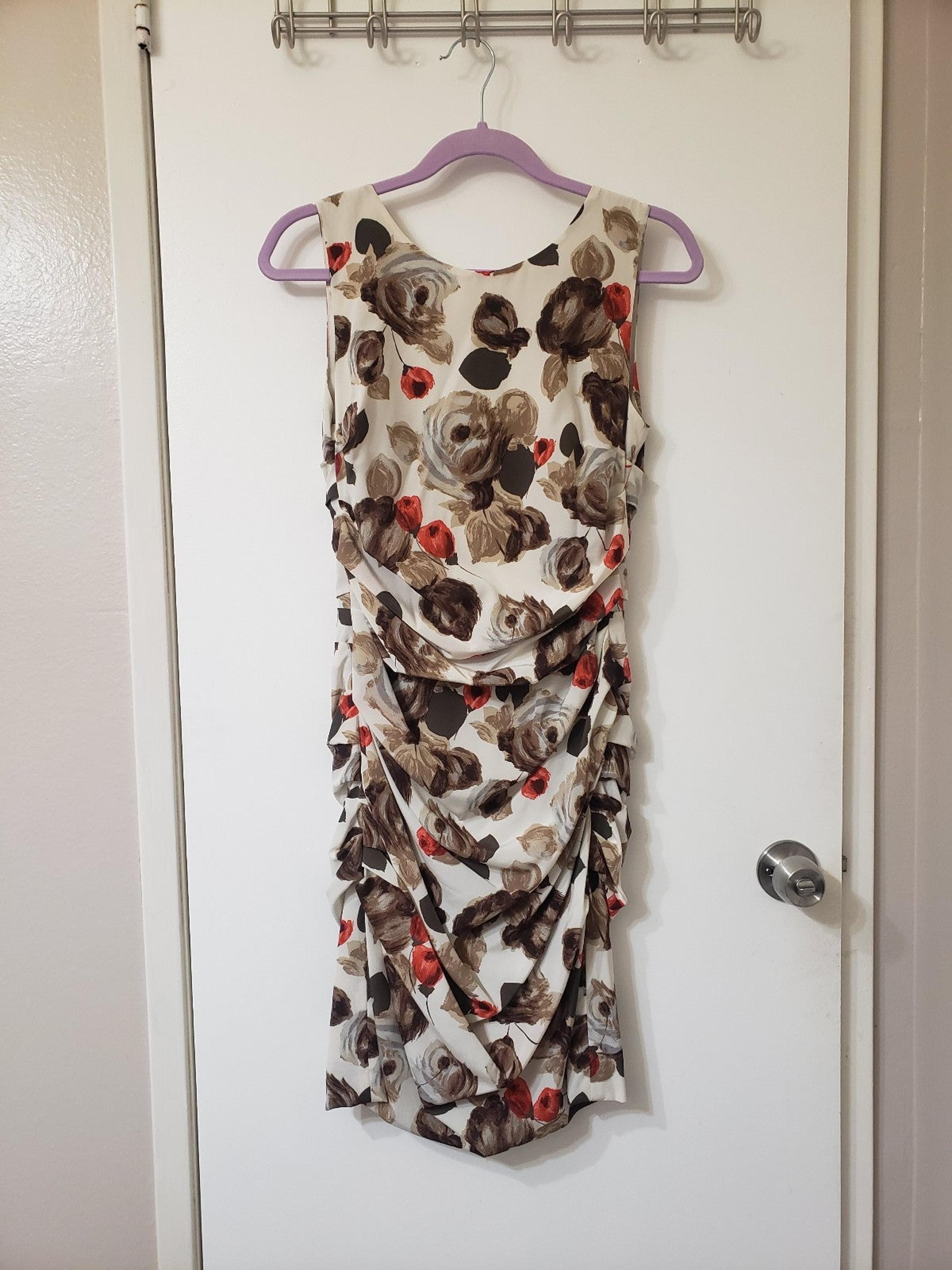 AUTHENTIC LIKE NEW Dolce and Gabbana SILK floral dress