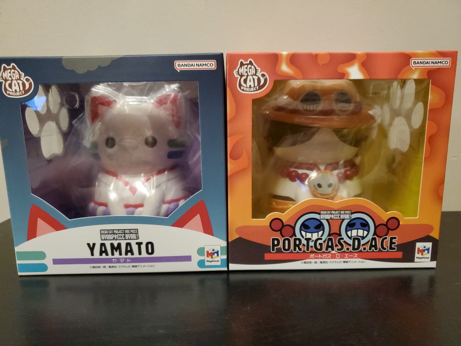 One Piece Nyanpiece Megacat Yamato Ace Set