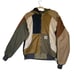 Carhartt Men's Reworked Colorblock Detroit Style Lined Patchwork Sze LG Jacket