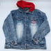 Captain America Universal Studios Parks Marvel Denim Jacket Men's Size Medium R
