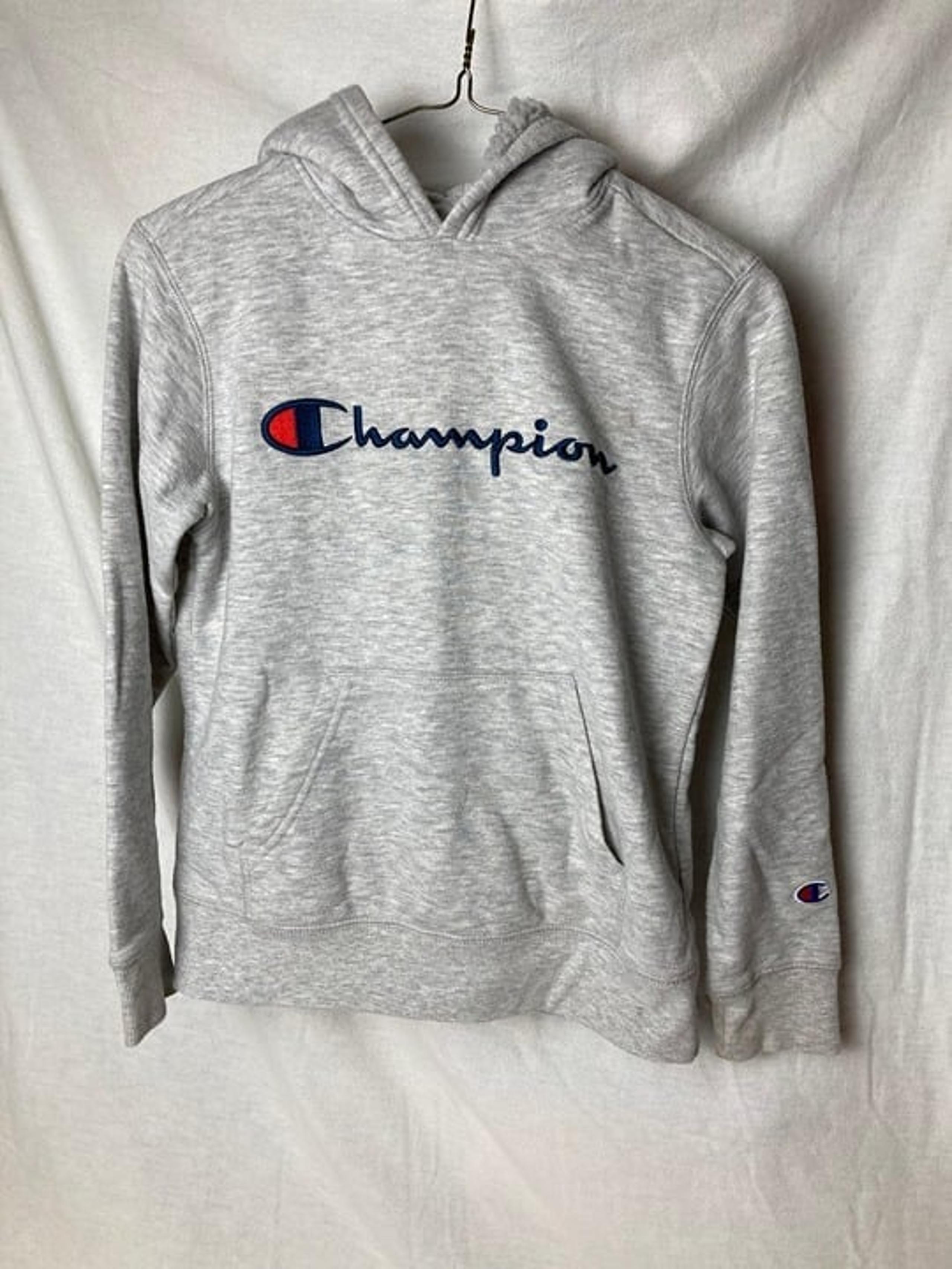 Champion Hoodie with Faux Sherpa Lined Hood Boys Med.