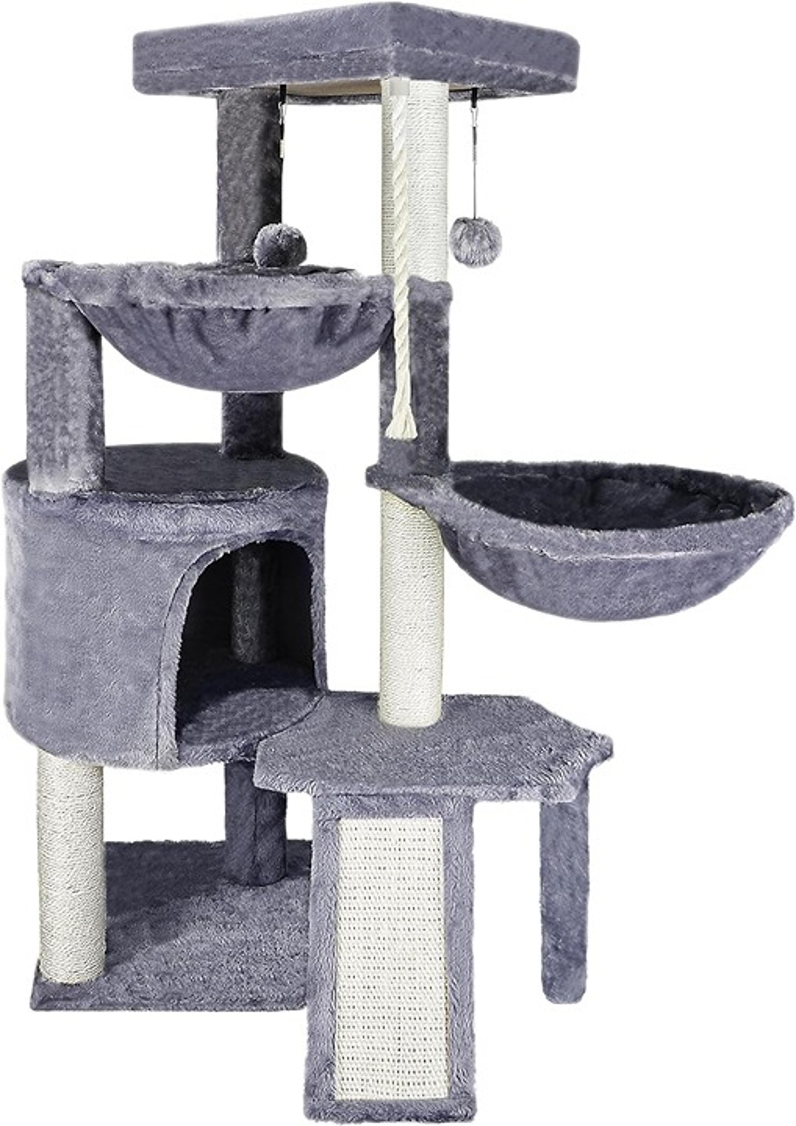 Three Layer Cat Tree Grey