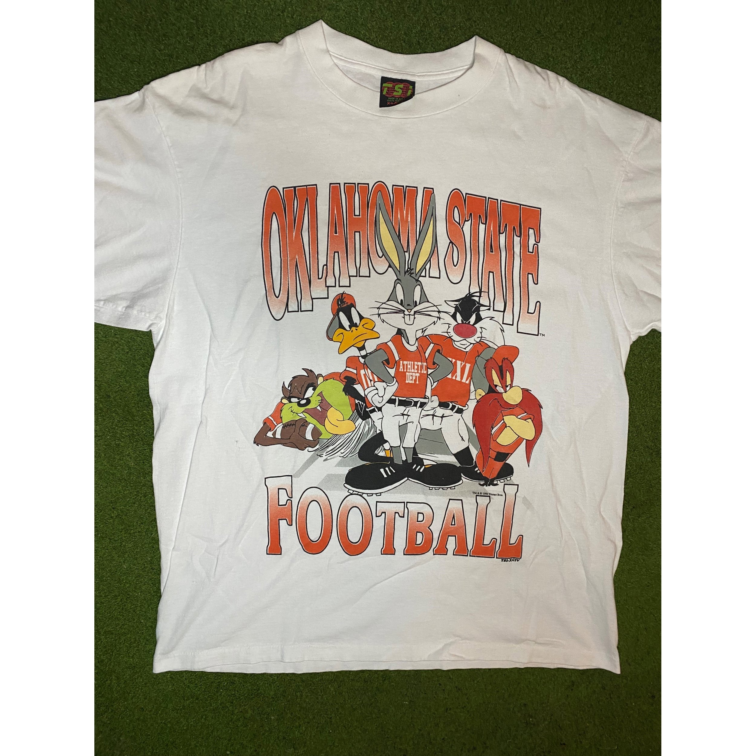 1994 Oklahoma State Cowboys - Looney Tunes Crossover - Vintage College Football
