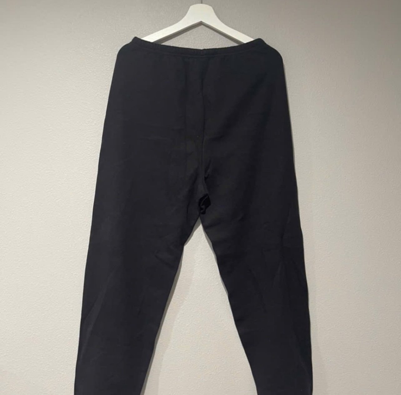 SKIMS Cotton Fleece Joggers Black NWT Size M