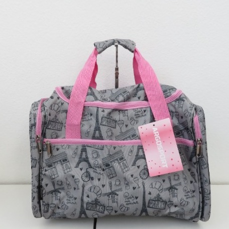 Argo Sport Paris Print Large Duffle Bag or weekender Bag