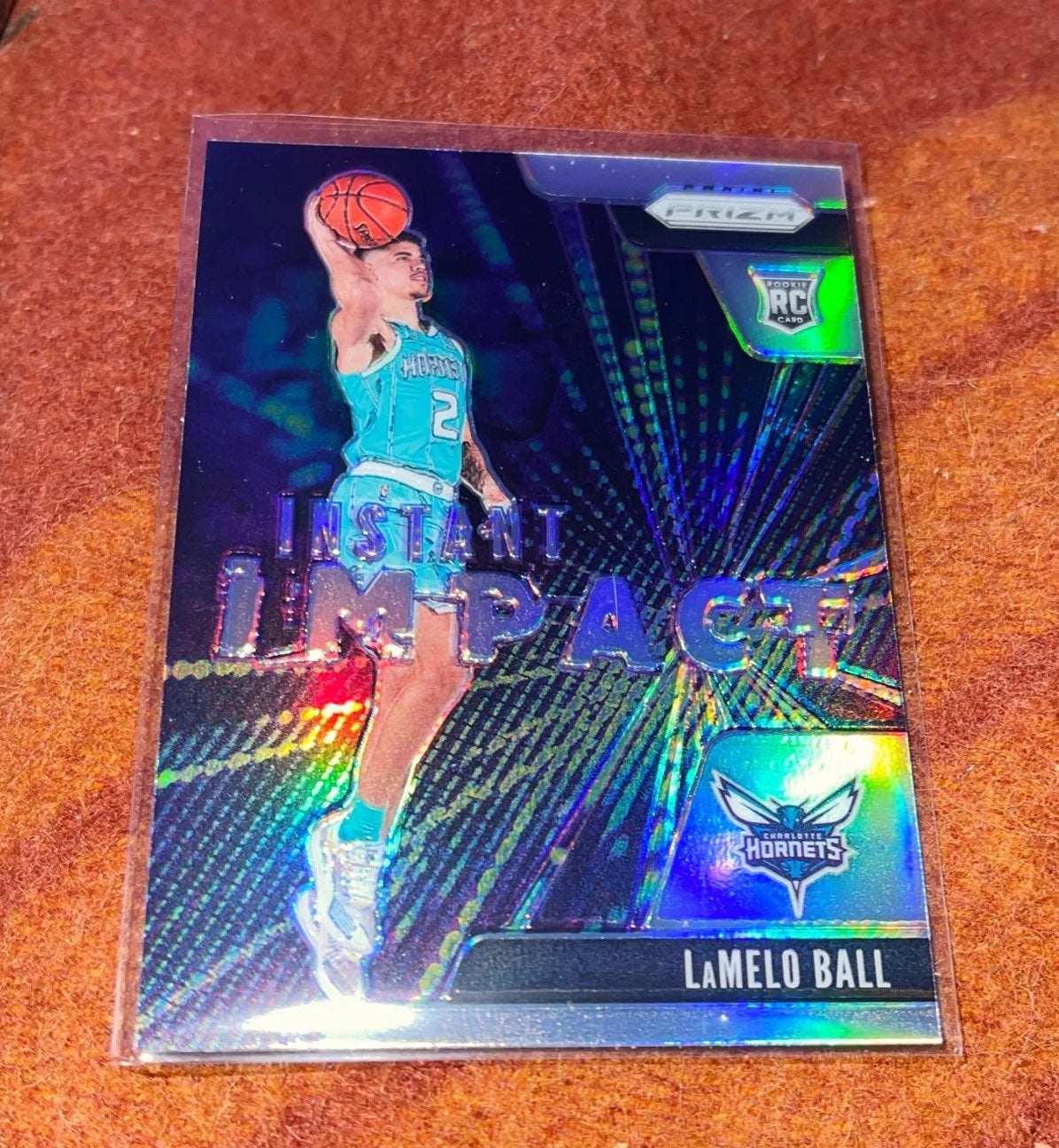 LaMelo Ball Prizm Instant Impact Silver
