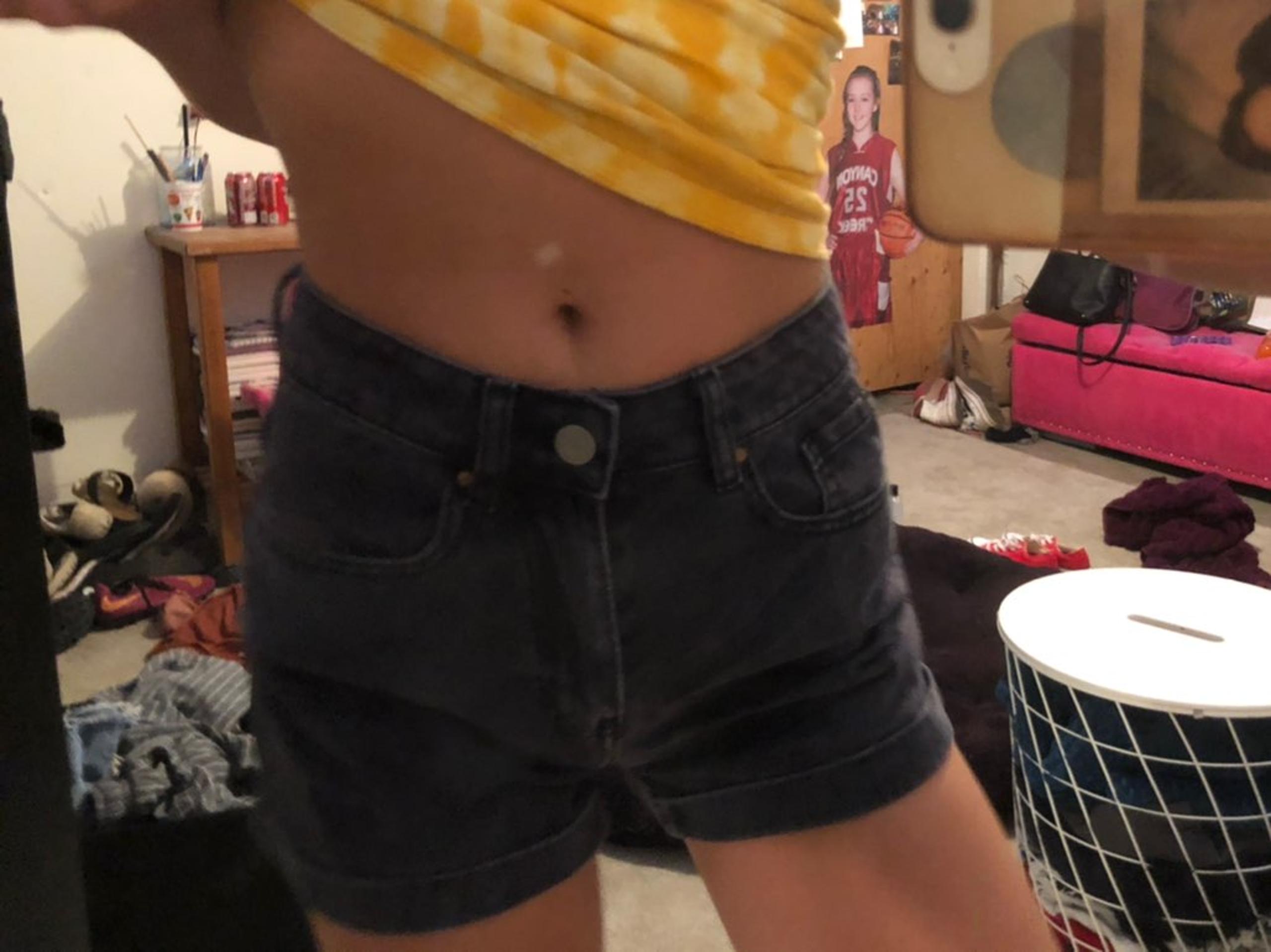 mom jean shorts