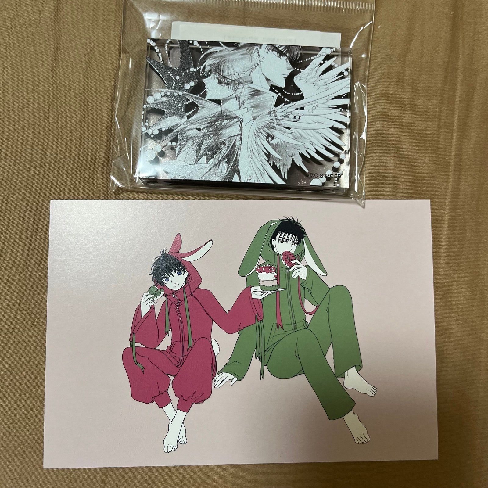 Clamp Babel X 1999 Tokyo Babylon acrylic block postcard