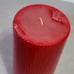 Vintage Root Hollyberry Grecian Red Tall Single Wick Pillar Candle 9 X 4 NEW