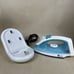 Innovage Home Blue White Cordless Rechargeable Steam Iron AC120V Model: 1606589