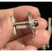 VTG Cufflink Lot of 5 Sets Varied Styles Sizes/Colors Swank G.F Anson Amita READ