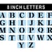 26 Piece Alphabet Letter Stencils Kit