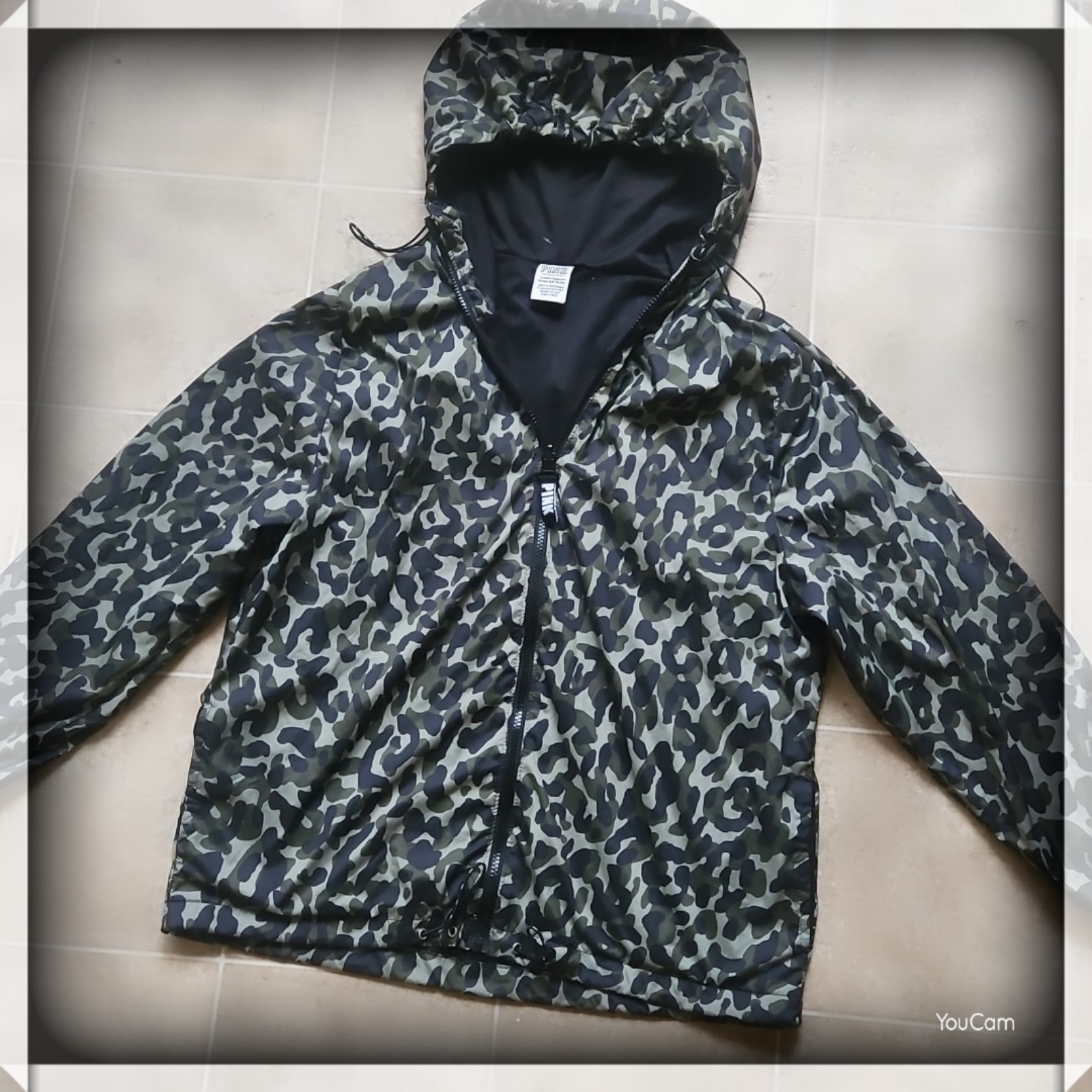 Victoria Secret Pink Windbreaker/Utility/Rain Jacket Size XS/S