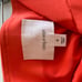 Cinq a Sept Orange Set. Puff Sleeve Crop Top + Buttoned Pencil Skirt