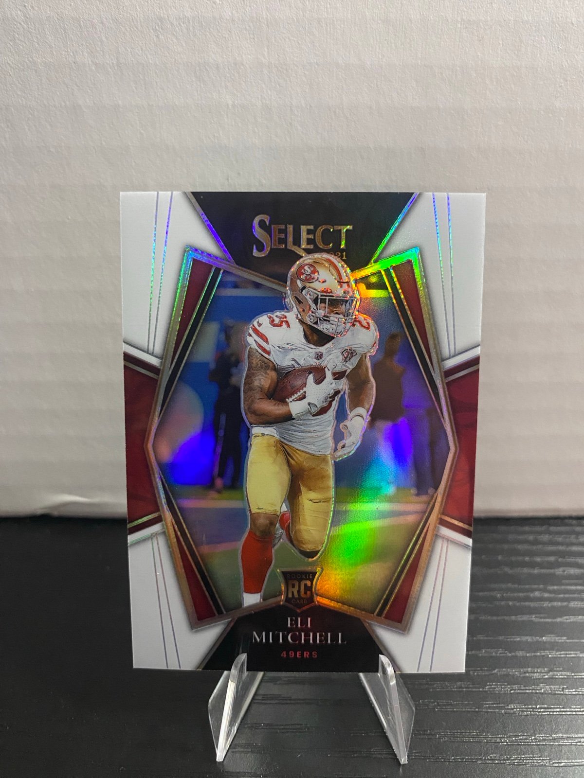 2021 Panini Select Prizm White #192 Eli Mitchell Rookie /35