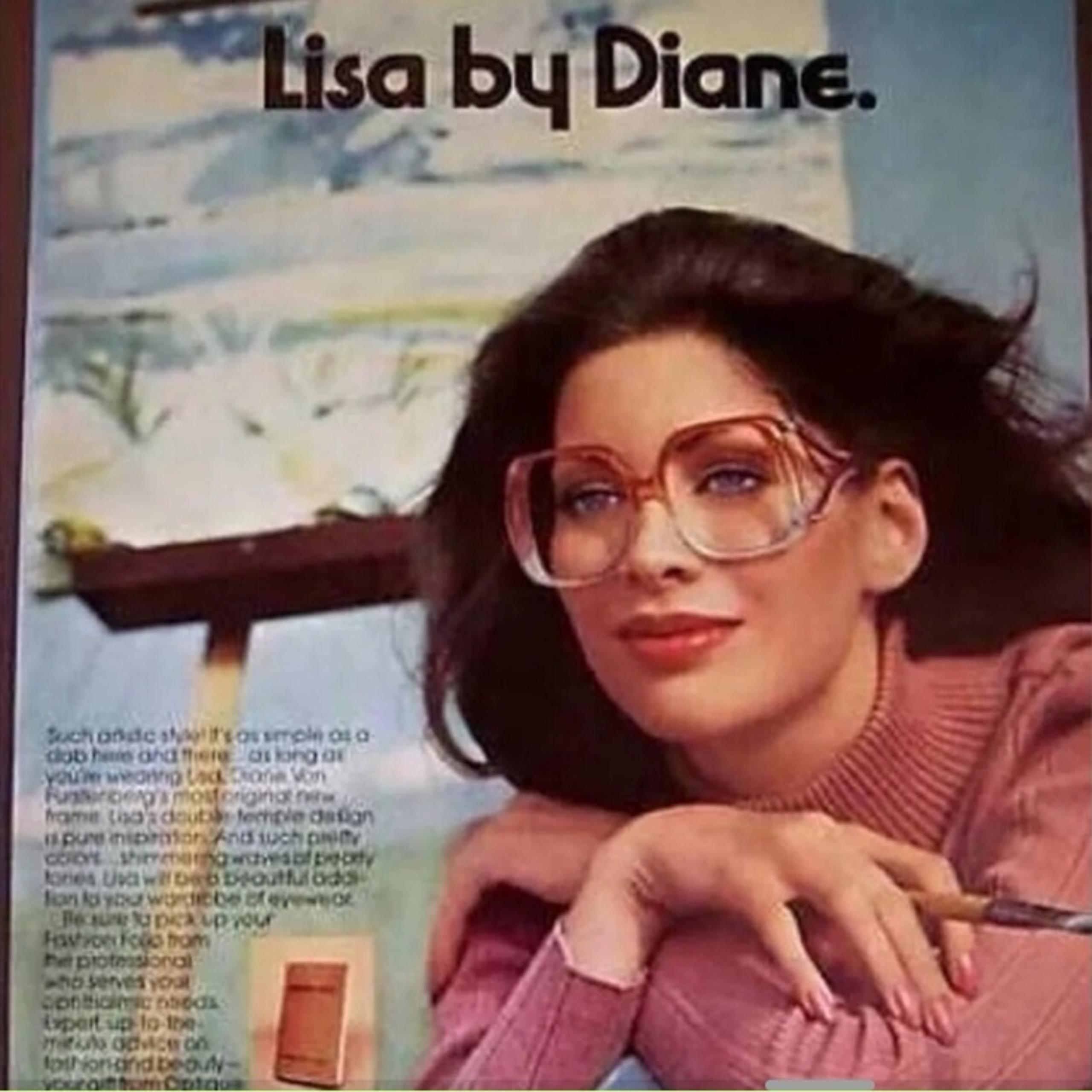 1970's Diane Von Furstenburg Iconic Sunglasses, Model: LISA, Handmade in France,