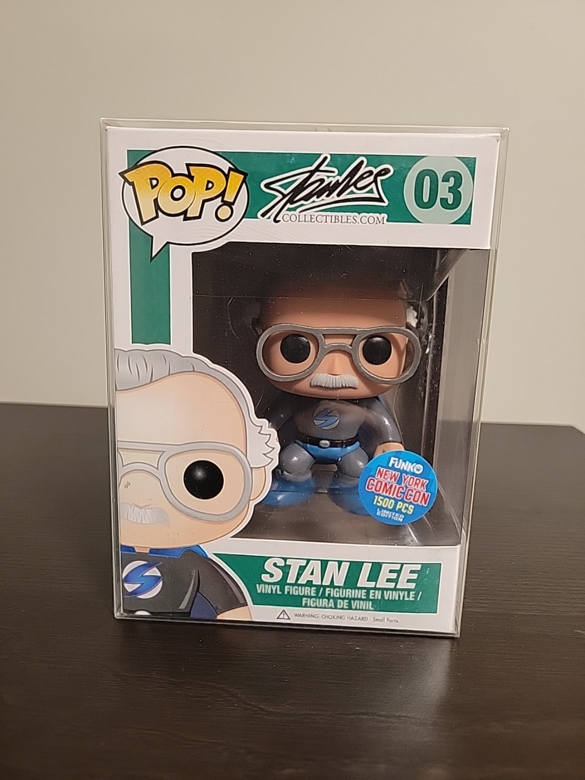 Stan Lee 03 NYCC Limited Edition 1500 Piece Funko Pop Vinyl Figure W/ Protector