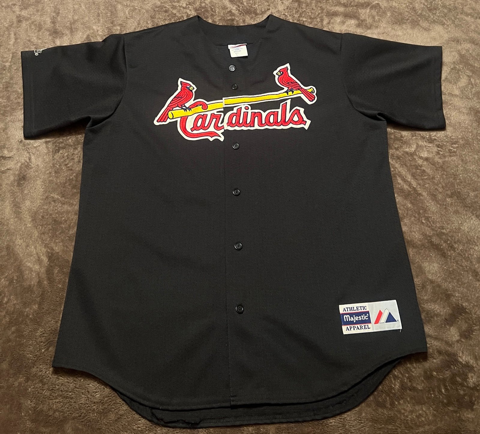 Vintage St Louis Cardinals Black Baseball Jersey