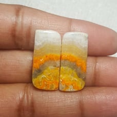 BumbleBee Jasper Natural Gemstone Cab