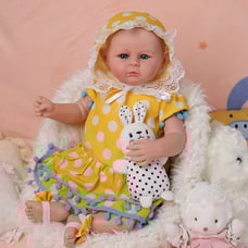 20In/50cm Finished Open Eyes Reborn Dolls, Realistic Dolls, Clothes Body Reborn