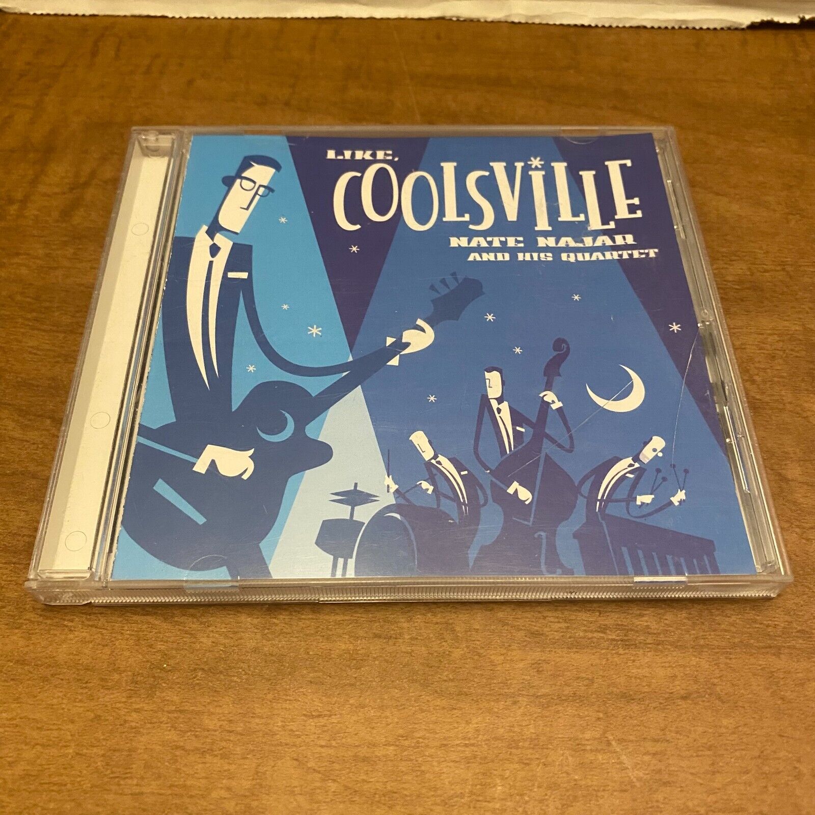 Like Coolsville by Nate Najar and his Quartet 2003 Blue Line Music Album CD Disc