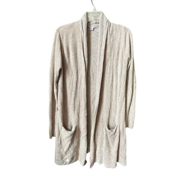 BAREFOOT DREAMS cozy chic lite size M open front cardigan.