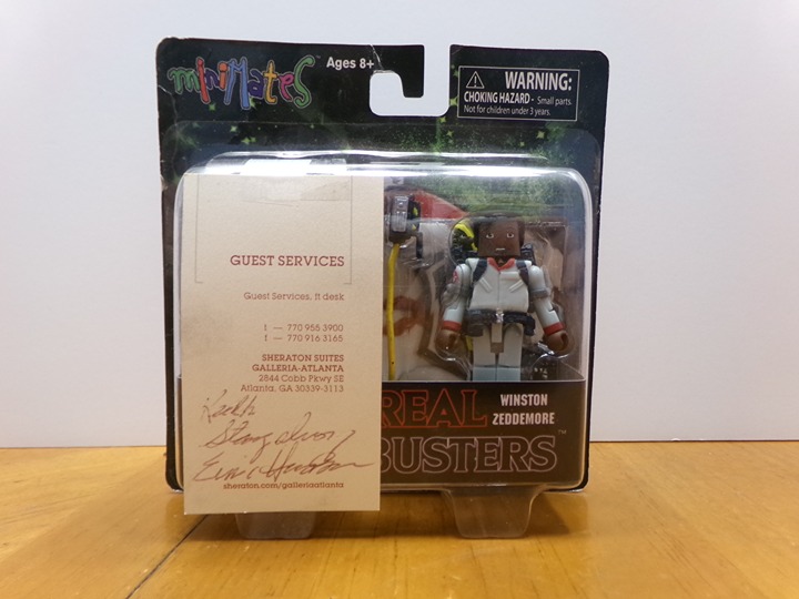 AUTOGRAPHED SIGNED HOTEL CARD ERNIE HUDSON GHOSTBUSTERS WINSTON ZEDDEMORE