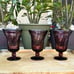 Vintage Fostoria “Jamestown” Amethyst Tea/Water Goblets, 6”