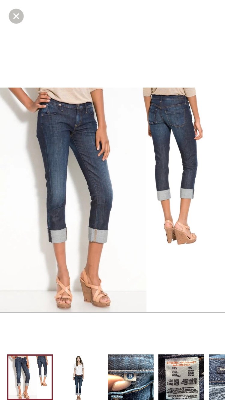 Citizens of Humanity Dani Cropped Straight Leg Jeans