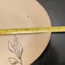 Inhomestylez Spring Bird Serving Platter, New! Embossed Beige Ceramic