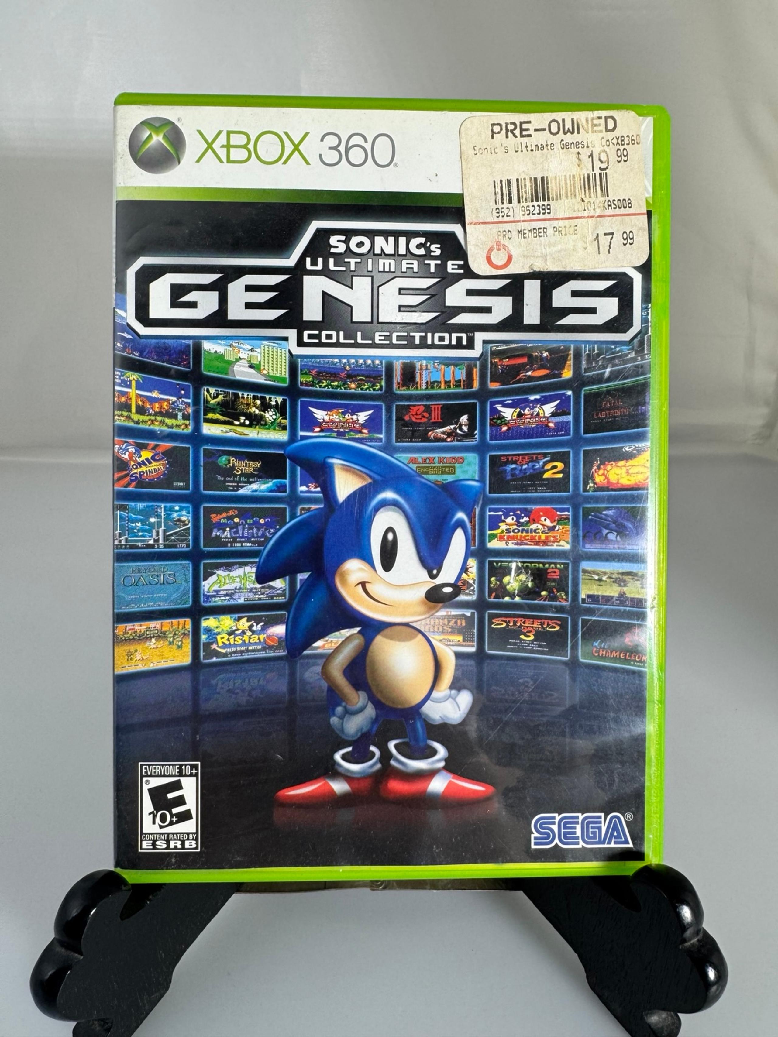 Sonic's Ultimate Genesis Collection - Microsoft Xbox 360 Original Release