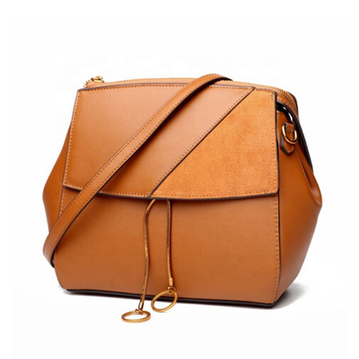 Fashionable PU Leather Shoulder Bag Women Crossbody Bag High Quality Geometric S