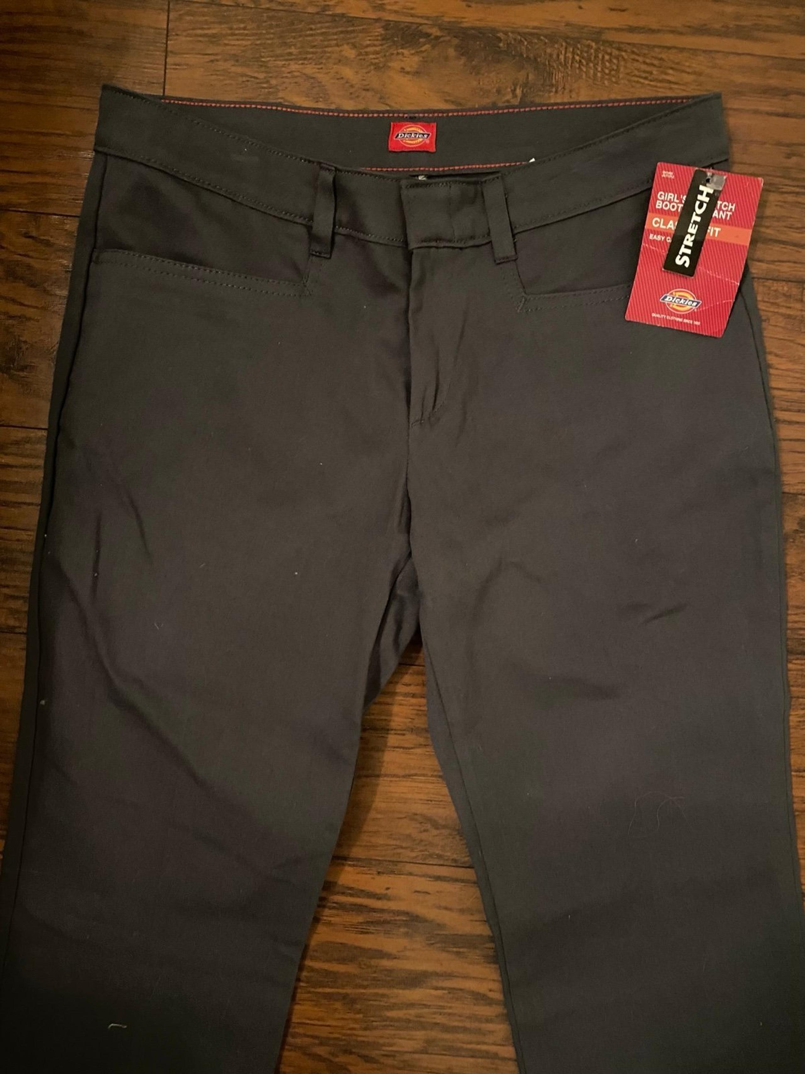 Gray dickies casual pants size 7 brand new