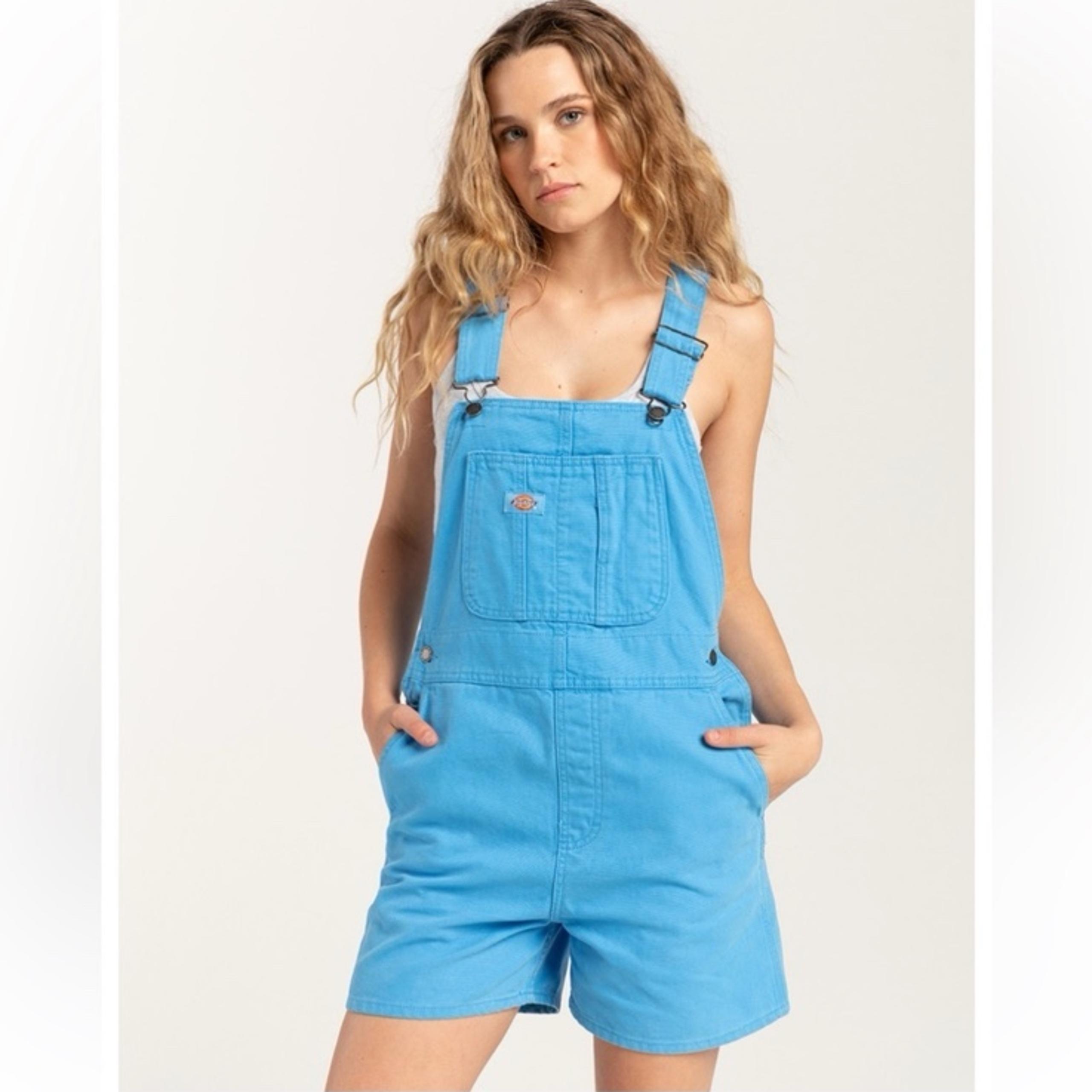 Dickies Relaxed Fit Duck Bib Women’s Shortalls Large NWT