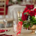 Acrylic Table numbers 1-29 in red and gold