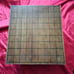 Antique, antique, handmade, wooden, wood carving, shogi board, with legs.