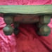Antique, antique, handmade, wooden, wood carving, shogi board, with legs.