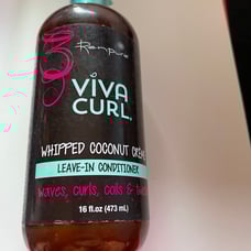 Renpure Viva Curl Whipped Coconut Creme Leave-In Conditioner, 16 Oz NEW