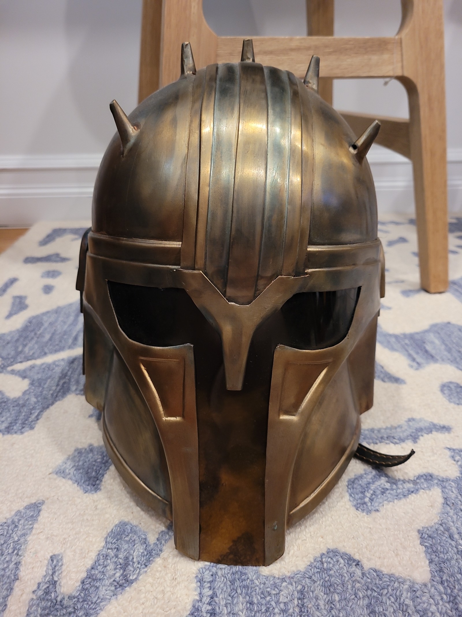 Star Wars The Armorer - Metal cosplay Helmet