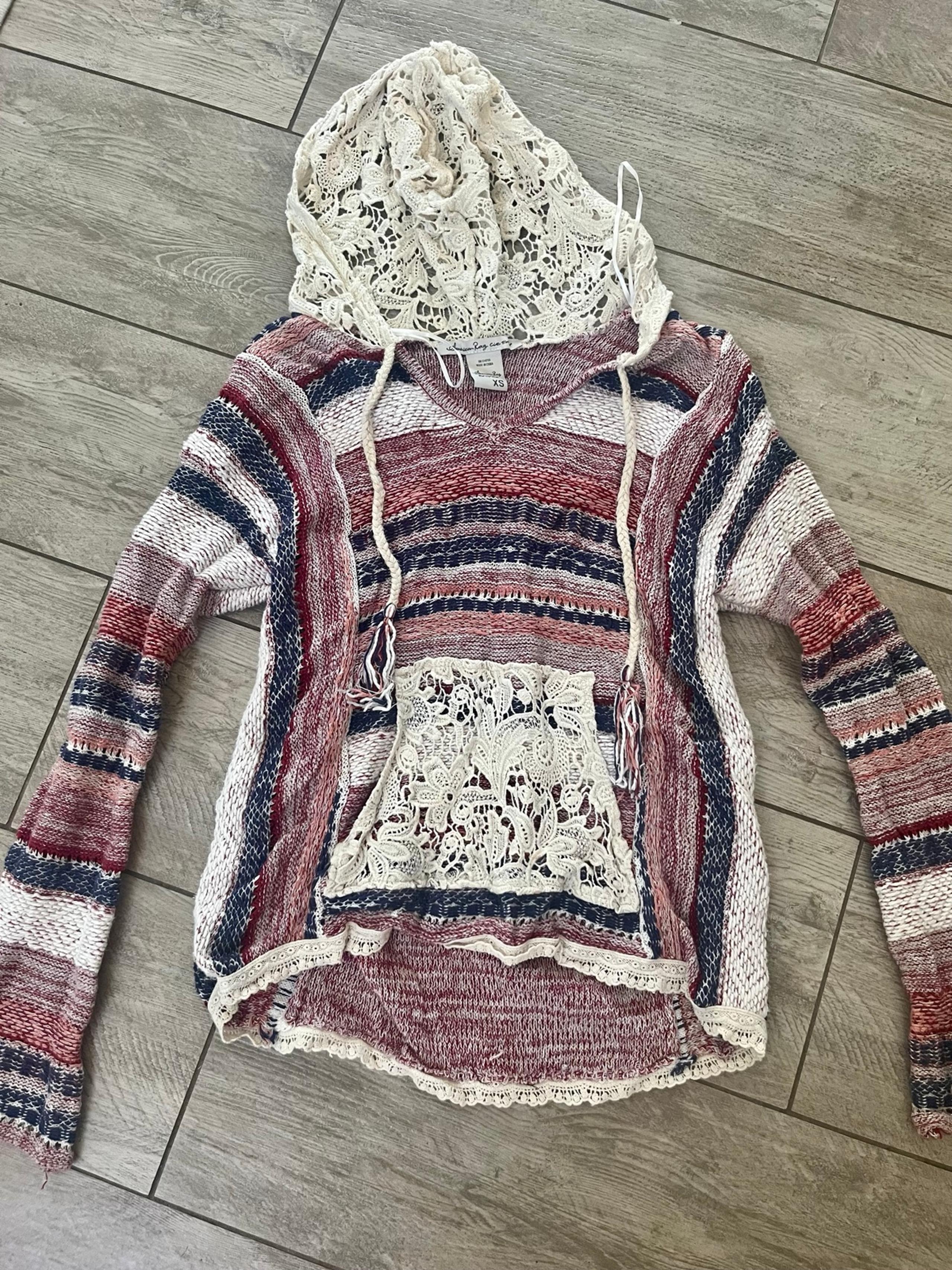 American rag hooded sweater