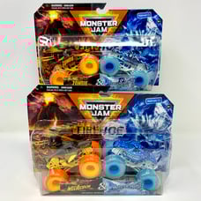 Monster Jam Fire and Ice Monster Trucks 1:64 Megalodon Zombie Monster Mutt