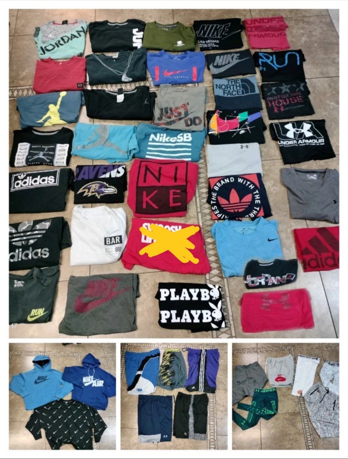 Bundle different items sizes between M and L