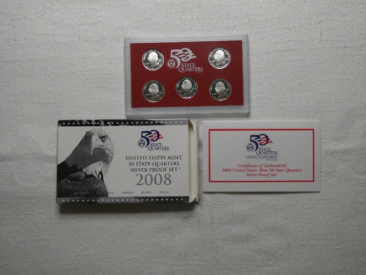 2008 Quarters Silver Proof Set