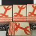 THREE full unused 1930s Longchamp's full feature matchbook