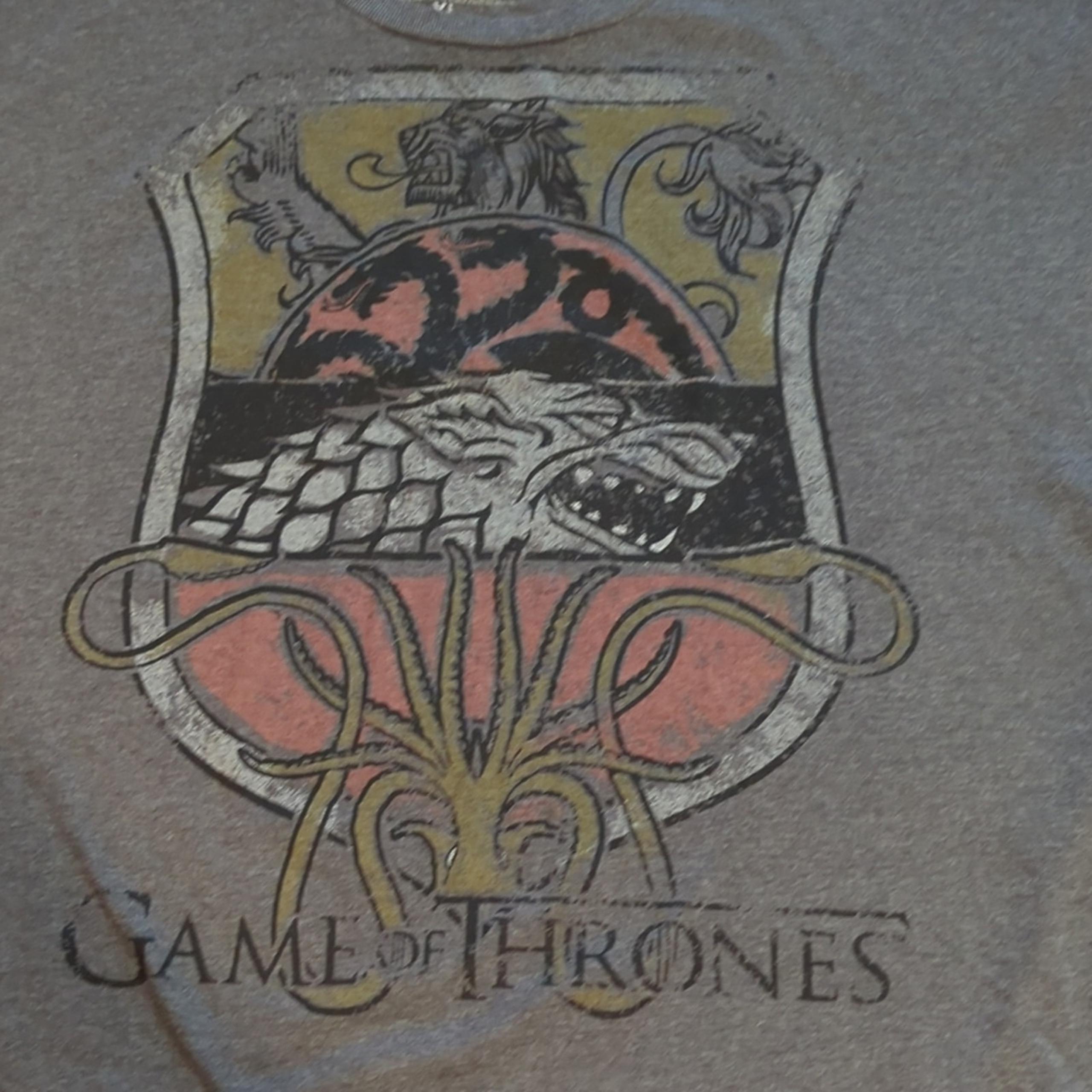 Game of Thrones Official Logo All Houses Tee Size XL